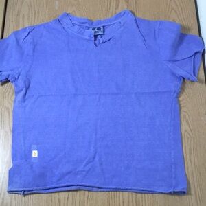 #6 Free with Bundle only New Womens top blue size Large with discoloration